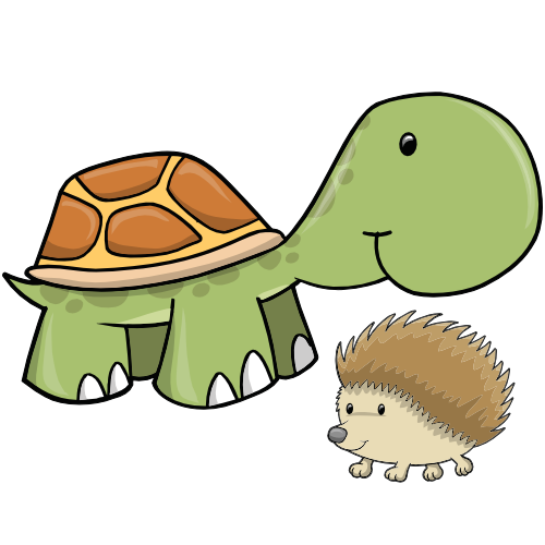 Forge ELC turtle and hedgehog